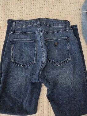 Classic Dark Blue Denim Leggings Jeans Guess